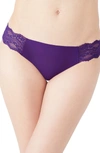 B.tempt'd By Wacoal B.bare Thong In Grape Royale