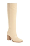 Sam Edelman Olly Knee High Boot In Eggshell