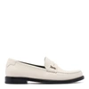 SAINT LAURENT PEARL PENNY LOAFERS