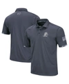 Colosseum Men's Big And Tall Charcoal Oregon Ducks Oht Military-inspired Appreciation Digital Camo Polo Shirt In Charcoal