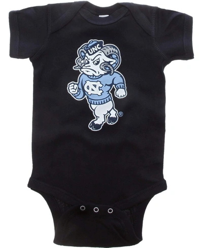 Two Feet Ahead Infant Boys And Girls Navy North Carolina Tar Heels Big Logo Bodysuit