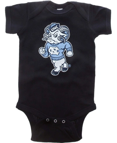 Two Feet Ahead Babies' Infant Boys And Girls Navy North Carolina Tar Heels Big Logo Bodysuit