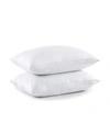 Unikome Medium Soft Goose Down And Feather Gusseted 2-pack Pillows, Standard In White