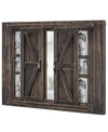 CRYSTAL ART GALLERY AMERICAN ART DECOR RUSTIC BARN DOOR PICTURE FRAME WITH MIRROR
