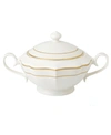 LORREN HOME TRENDS LA LUNA COLLECTION BONE CHINA SOUP TUREEN AND LID, GRACE DESIGN