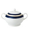 LORREN HOME TRENDS LA LUNA COLLECTION NEW BONE CHINA SOUP TUREEN AND LID, MIDNIGHT DESIGN