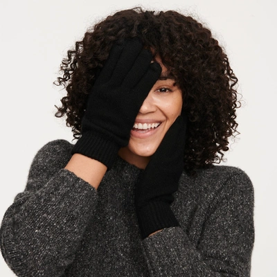 Naadam The Essential Cashmere Gloves In Black