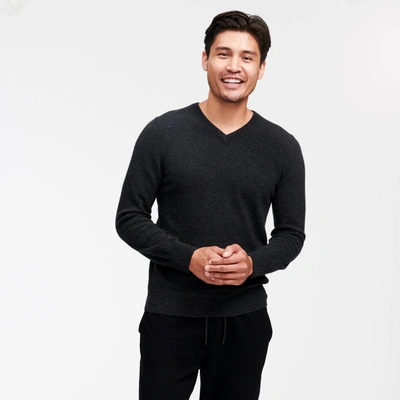 Naadam The Original Cashmere V-neck Sweater Men's In Smoke