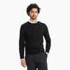 Naadam Ultra Fine Cashmere Long Sleeve Crewneck In Black