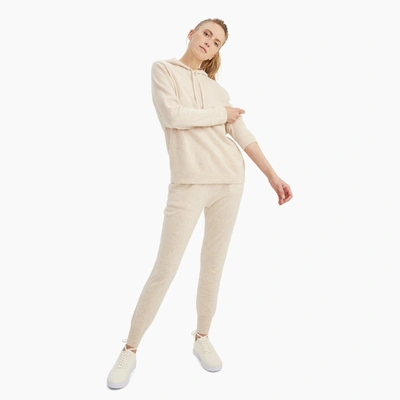 Naadam The Essential Cashmere Hoodie In Oatmeal