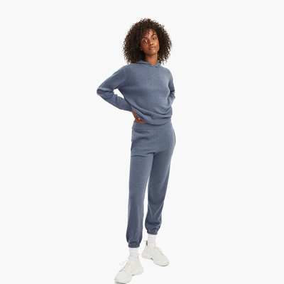 Naadam Recycled Cashmere Jogger In Slate Blue