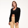 Naadam Cashmere Cropped Tank Top In Black