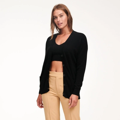 Naadam Cashmere Cropped Tank Top In Black