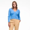 NAADAM CASHMERE RIBBED CROPPED CARDIGAN