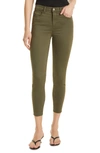 Lagence Margot Crop Skinny Jeans In Olive Night