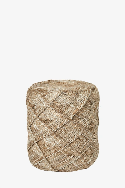 French Connection Sea Grass Woven Stool