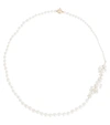Sophie Bille Brahe Peggy Fontaine Short Strand Necklace With Pearl Clusters In Pearl/gold