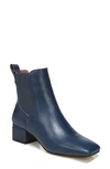 Franco Sarto Waxton Booties Women's Shoes In Navy Leather