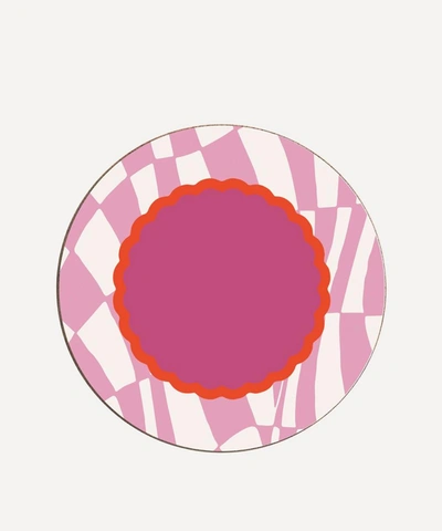 Balu Checkmate Coaster Pink