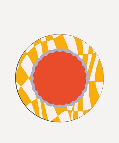 Balu Checkmate Coaster Yellow