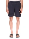 Givenchy Embroidered Boxing Shorts In Night Blue