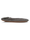 Skin Cashmere Ballet Flats In Charcoal Heather
