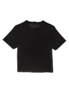 Helmut Lang Women's Cotton Cropped T-shirt In Black