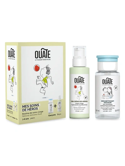 Ouate Kids' Boy's My Hero Skincare Routine 2-piece Set In Cream
