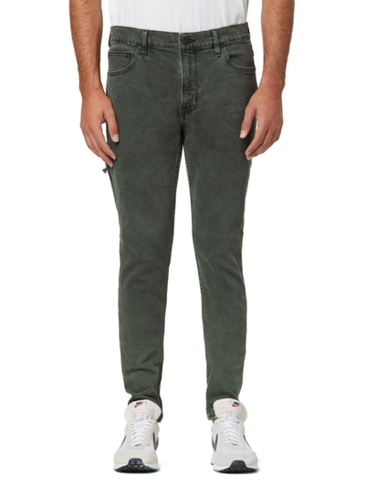 Hudson D-zack Side Zip Skinny Jeans In Stained Army