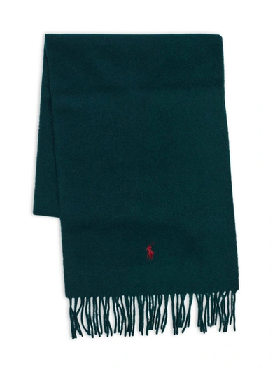 Polo Ralph Lauren Wool-blend Scarf In College Green