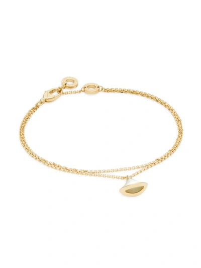 Bvlgari Women's Divas' Dream 18k Yellow Gold & Mother-of-pearl Small Charm Bracelet