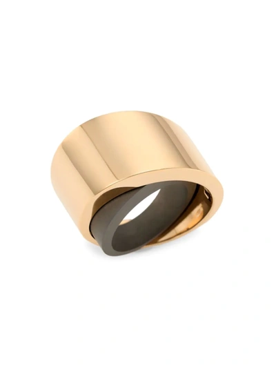 Vhernier Women's Tourbillon 18k Rose Gold & Titanium Ring In Rose Gold Titanium
