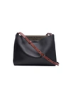 Rag & Bone Passenger Cross Body Leather Bag - Black Olive In Black/olive Night