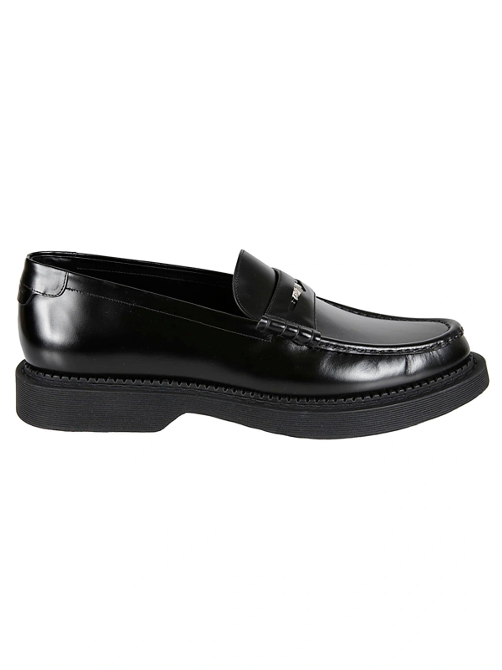 Saint Laurent Teddy 10 Penny Loafers In Black | ModeSens