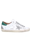 GOLDEN GOOSE GOLDEN GOOSE SUPERSTAR SNEAKERS IN WHITE LEATHER