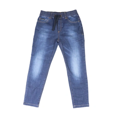 Dolce & Gabbana Kids' Denim Jeans In Blue Denim