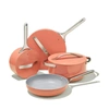 Caraway Non-toxic Ceramic Non-stick 7-piece Cookware Set With Lid Storage In Perracotta