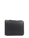 Comme Des Garçons Zipped Classic Wallet In Black