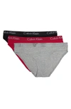 Calvin Klein Motive Cotton Bikini Panties In Uto Blk/obs/gh
