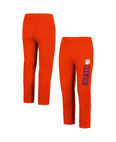 Colosseum Men's Orange Clemson Tigers Fleece Pants