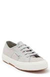 Superga Organic Canvas Low Top Sneaker In Magenta Leaves