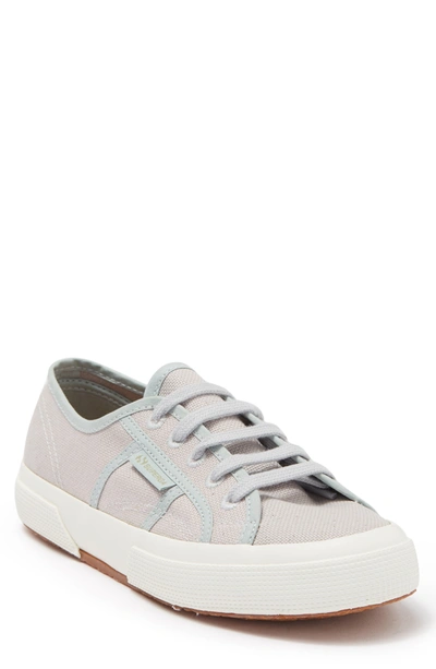 Superga Organic Canvas Low Top Sneaker In Magenta Leaves