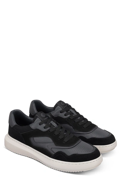 Greats Wythe Leather Paneled Sneaker In Nero