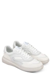 Greats Wythe Leather Paneled Sneaker In Blanco