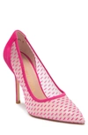 Stuart Weitzman Tasha Pointed Toe Pump In Peonia