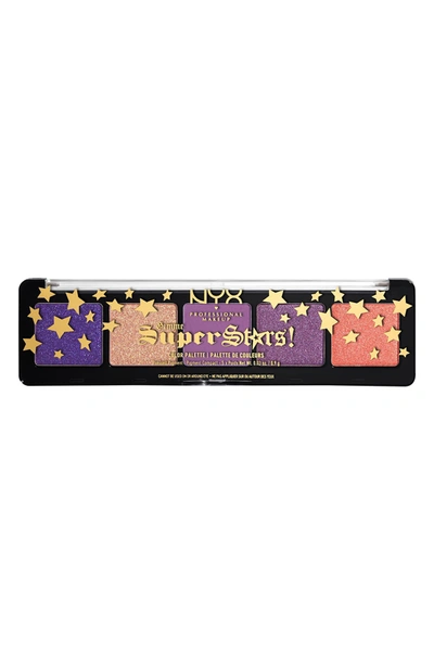 Nyx Cosmetics Cosmetics 5-pan Gimme Super Stars Color Palette In Crystal Flex