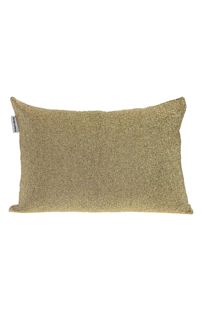 Parkland Collection Aster Embelliished Throw Pillow In Gold