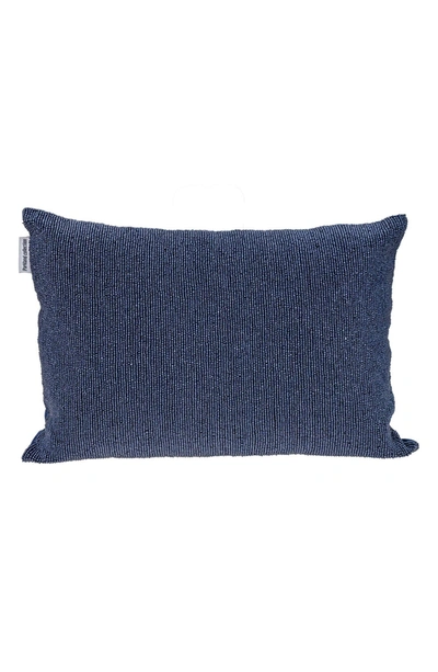 Parkland Collection Aster Embellished Throw Pillow In Blue