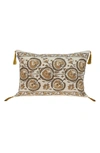 Parkland Collection Venus Tapestry Throw Pillow In Beige