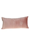 Parkland Collection Iphis Topstitched Throw Pillow In Pink
